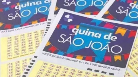 Quina de São João paga prêmio de R$ 200 milhões às 20h do dia 24 de junho. - Imagem: reprodução I portal Terra