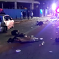 Veículo envolvido no acidente ficou parcialmente destruído após a colisão - Imagem: Reprodução