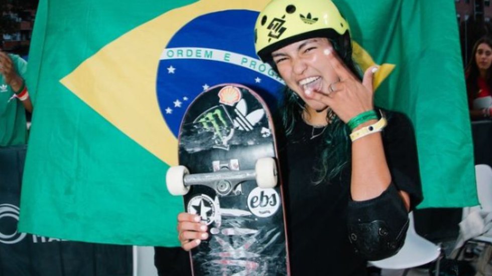 Raicca Ventura faz história ao se tornar a campeã mundial de skate park - Imagem: Reprodução / Instagram / @raicca.ventura