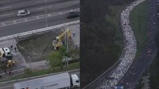 CET orienta motoristas sobre rotas alternativas - Imagem: Reprodução / TV Globo
