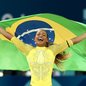 Com a conquista Rebeca é a mulher com mais medalhas olímpicas do Brasil - Imagem: Reprodução / X / @BleacherReport