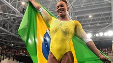PAN 2023: Rebeca Andrade conquista segundo ouro no salto - Imagem: reprodução Twitter
