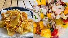 Saiba como preparar o ceviche mais refrescante com manga e batata-doce - Imagem: Divulgação/Chef Luiz Borba