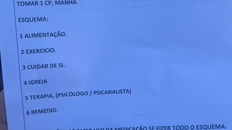 Anotações feitas pelo profissional de saúde motivaram apuração administrativa - Imagem: Reprodução | Redes Sociais