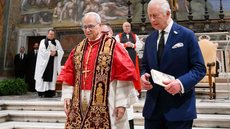 Rei Charles III e Papa Leão 14 - Imagem: Reprodução / Instagram / @pontifex
