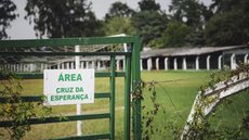 Área ocupada pelo Cruz da Esperança no Campo de Marte será desocupada após decisão da Justiça. - Imagem: Reprodução/Redes Sociais.