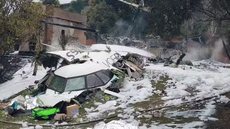 Acidente aéreo em Vinhedo - Imagem: SSP-SP
