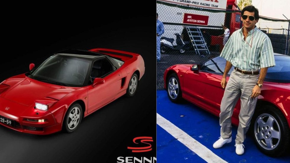 Relíquia automotiva: Honda NSX de Ayrton Senna está à venda por valor milionário