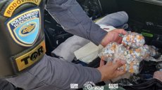 Medicamentos ilegais de origem paraguaia apreendidos pelo TOR na Rodovia Castello Branco - Imagem: Divulgação/PMESP