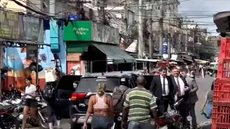 Pilatos e o "rolê" na favela - Imagem: Reprodução | Twitter