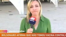 Jovem Pan: repórter vira meme após quase chorar ao vivo para falar sobre Bolsonaro - Imagem: reprodução Jovem Pan