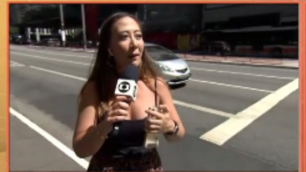 Repórter da Globo que sofreu tentativa de assalto ao vivo. - Imagem: reprodução I Instagram @portalg1