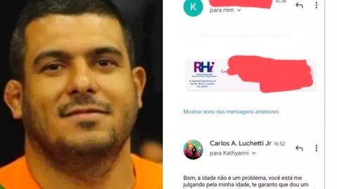 Carlos Augusto Luchetti recebeu resposta surpreendente de recrutadora - Imagem: reprodução Linkedin