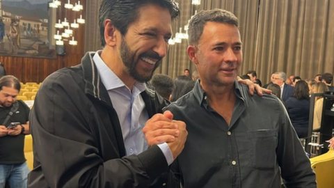 Ricardo Nunes e vice-prefeito coronel Mello Araújo, indicado pelo ex-presidente Jair Bolsonaro. - Imagem: Divulgação / MDB