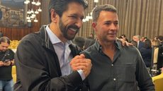 Ricardo Nunes e vice-prefeito coronel Mello Araújo, indicado pelo ex-presidente Jair Bolsonaro. - Imagem: Divulgação / MDB