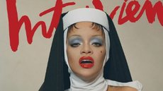 A cantora Rihanna estampou a capa da nova edição da Interview Magazine - Imagem: Reprodução/Instagram @badgalriri
