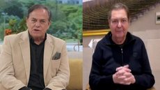 Faustão reapareceu na programação da TV Globo durante o Encontro e emocionou o público ao prestar uma homenagem ao amigo Ronnie Von, relembrando mais de cinco décadas de amizade. - Imagem: Reprodução / Globo