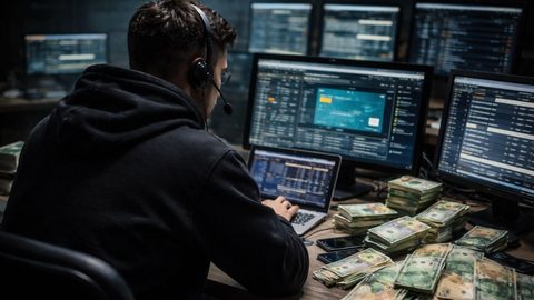 Golpe que já causou prejuízo superior a R$ 1 milhão - Imagem gerada por IA