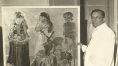 Candido Portinari em 1958 - Imagem: Reprodução / Arquivo Nacional