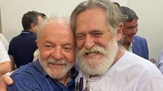 José de Abreu ao lado do presidente Luiz Inácio Lula da Silva - Imagem: Reprodução / Redes Sociais
