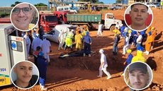 Saiba quem são as vítimas de desabamento em frigorífico - Imagem: Divulgação / Defesa Civil / Reprodução / Arquivo Pessoal