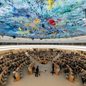 Salão dos Direitos Humanos na ONU. - Imagem: Reprodução | X (Twitter) - @AFPnews