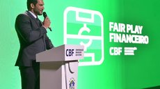 Samir Xaud, presidente da CBF, em reunião do Fair Play Financeiro - Foto: Divulgação: CBF