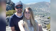 Adalberto Amarilio Júnior ao lado da esposa, Fernanda Dândalo - Imagem: Reprodução / Redes Sociais