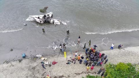 Queda de aeronave em Ubatuba - Imagem: Reprodução / Arquivo pessoal / Francisco Trevisan