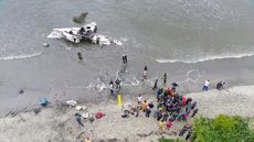 Queda de aeronave em Ubatuba - Imagem: Reprodução / Arquivo pessoal / Francisco Trevisan