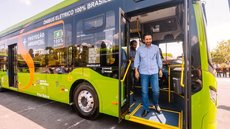 São Paulo lidera no Brasil com 489 ônibus elétricos - Imagem: Reprodução | SECOM- SP
