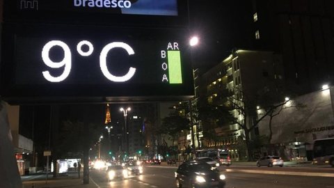 São Paulo registra as menores temperaturas do ano neste final de semana - Imagem: Reprodução/Fotos Públicas