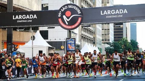 A Avenida Paulista será tomada por milhares de corredores na edição centenária da São Silvestre. - Imagem: Reprodução/Instagram.
