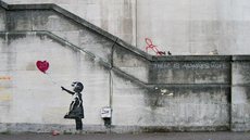 Girl with Balloon, grafite de Banksy | A esperança: quase ao alcance, quase perdida - Imagem: Reprodução