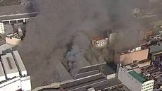 Segundo incêncio no Brás nesta semana - Imagem: Reprodução | G1