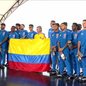 Jogadores colombianos se encontram com o presidente Gustavo Petro - Imagem: Reprodução/Live/infopresidencia