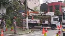 Moradores enfrentam prejuízos e insegurança devido ao apagão prolongado - Imagem: Reprodução/G1/TV Globo
