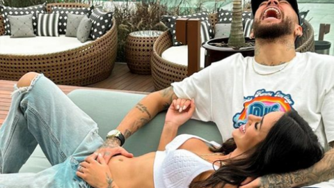 Bruna Biancardi e Neymar anunciaram que estão esperando uma menina. - Imagem: reprodução I Instagram @neymarjr
