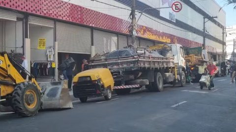 O local havia passado por um incêndio em outubro do ano passado - Imagem: Reprodução / G1
