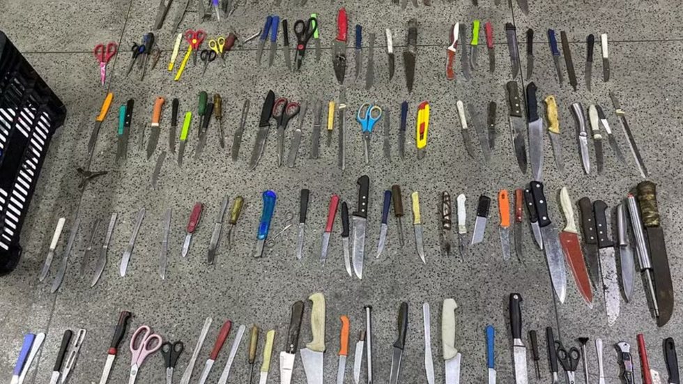 Show da Madonna no Rio de Janeiro tem 33 detidos e 150 facas apreendidas - Imagem: Reprodução/PMERJ