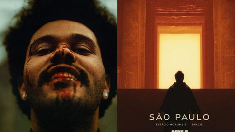 Show do The Weeknd em São Paulo será transmitido ao vivo no YouTube - Imagem: Reprodução/ Instagram