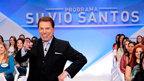 Silvio Santos, apresentador do "Programa Silvio Santos", no SBT - Imagem: reprodução/SBT