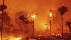 Sobe para 16 o número de mortos em incêndios em Los Angeles - Imagem: Reprodução / X / @mustafa_guldag