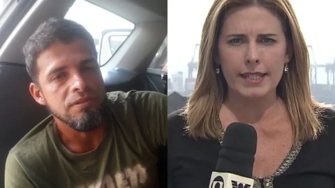 Suspeito de tentar matar ex-repórter da Globo é preso - Imagem: reprodução