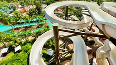 Vista do parque aquático a partir do toboágua - Imagem: Divulgação