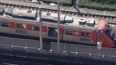 CPTM lamenta os transtornos e informa que equipes trabalharam para restabelecer a operação rapidamente após a falha - Imagem: Reprodução/TV Globo