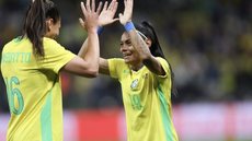 O Brasil demonstrou organização e eficiência, neutralizando as investidas dos EUA e confirmando a vitória em casa, com grande apoio da torcida - Imagem: Reprodução/CBF