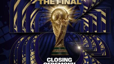 A final da Copa do Mundo 2026 terá um show inédito no intervalo, com artistas como Madonna e BTS, ampliando a festa no estádio - Imagem: Reprodução/fifa
