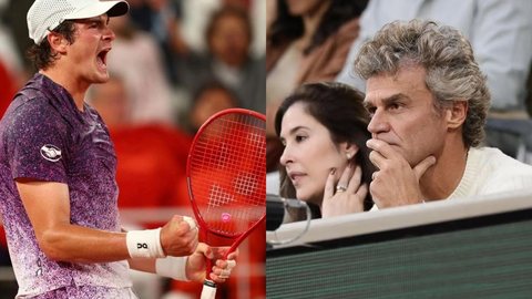 A vitória de João Fonseca sobre Casper Ruud marca o retorno do Brasil às quartas de final de Roland Garros após 22 anos - Imagem: Reprodução/Julien Crosnier/FFT; Andre Ferreira/FFT /Roland Garros