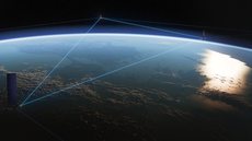 Starlink e o domínio silencioso da órbita terrestre: os satélites de Elon Musk assumem papel estratégico no controle do tráfego espacial - Imagem: Reprodução / X / @Starlink
